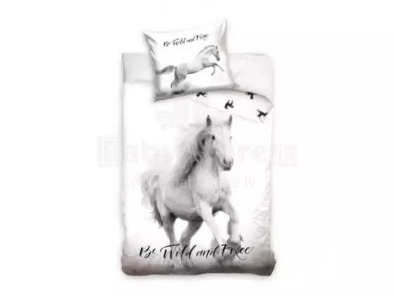 Carbotex Bedding Horse 135x200/80x80cm Art.NL224028-4  Хлопковое постельное белье