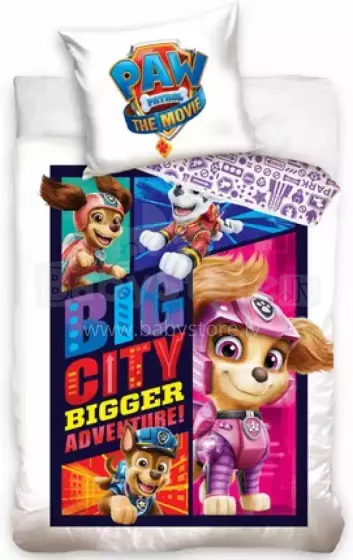 Carbotex Bedding Paw Patrol 135x200/80x80cm Art.PAWM211022-4  Хлопковое постельное белье