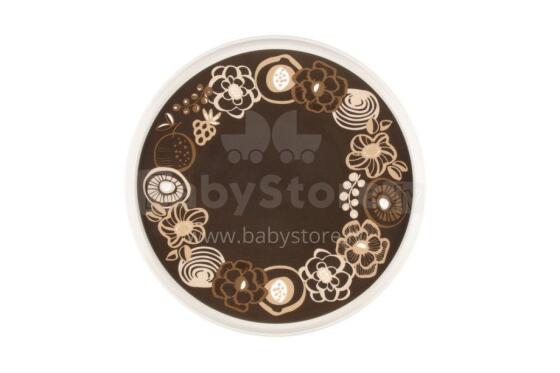 Maku Sarka plate 25 cm brown