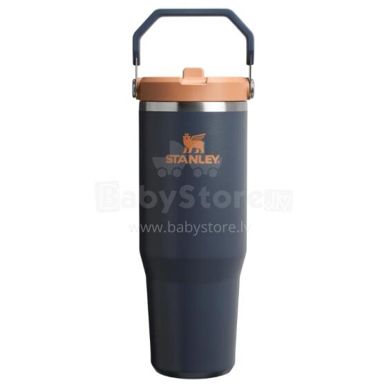Thermo mug with straw The IceFlow Flip Straw 2.0 Tumbler 0.89L grey