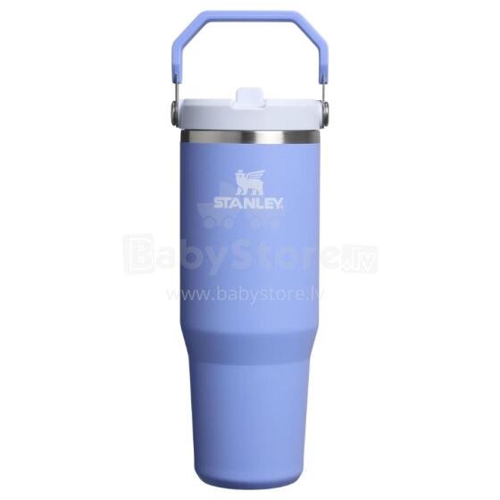 Thermo mug with straw The IceFlow Flip Straw 2.0 Tumbler 0.89L hydrangea blue