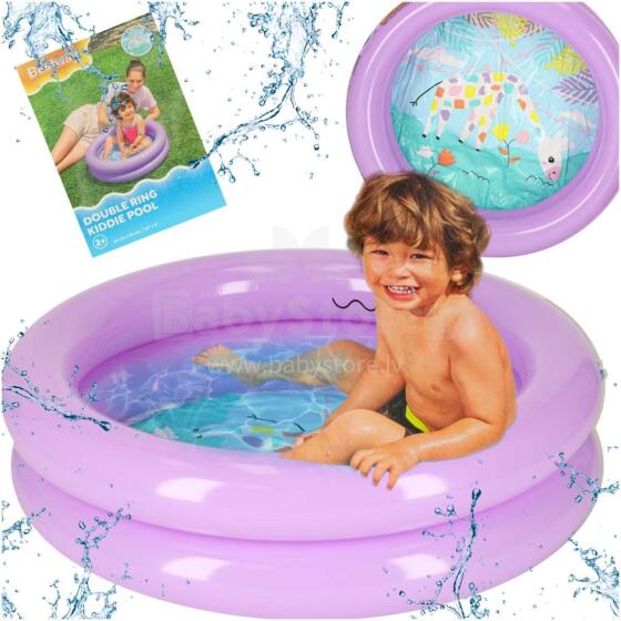 Ikonka Art.KX6096_3 Bērnu baseins 61cm violets BESTWAY 51061