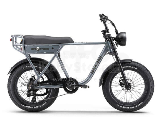 Elektriskais velosipēds APE RYDER 20 A10 pelēks