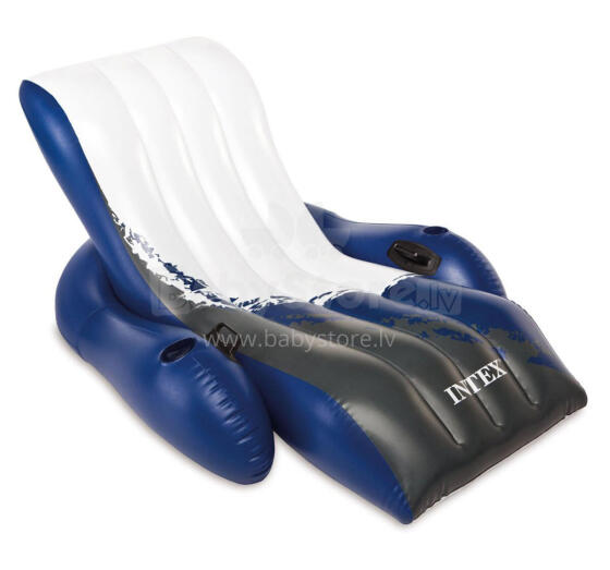 Ūdens pludmales gaisa krēsls matracis 2in1 180x135cm INTEX 58868EU