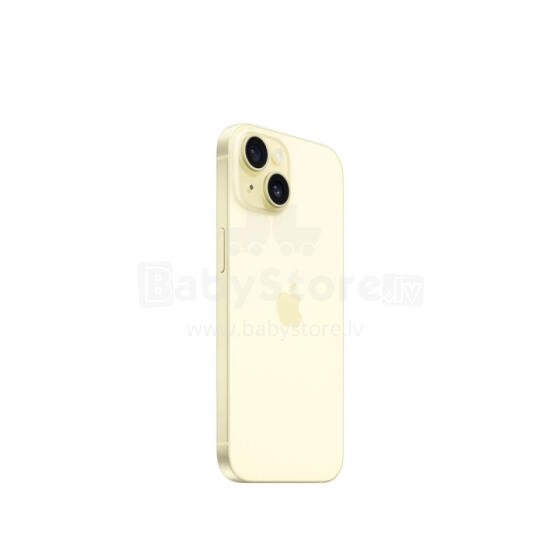Apple iPhone 15 128GB Yellow Prece no ekspozīcijas Garantija 2 gadi