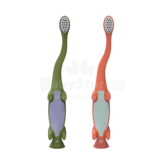 DR.BROWN'S toothbrush for children Dinosaurs, 2 pcs.