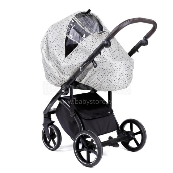 NordBaby Raincover Art.252151 Beige Dotty Универсальный дождевик для коляски