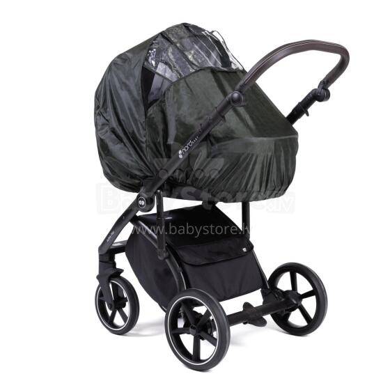 NordBaby Raincover Art.252152 Khaki Print Универсальный дождевик для коляски