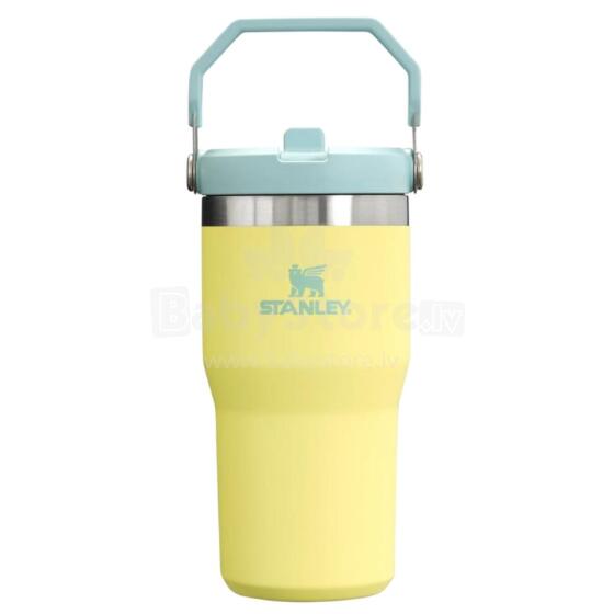 Thermo mug with straw The IceFlow Flip Straw 2.0 Tumbler 0.6L pomelo yellow-green
