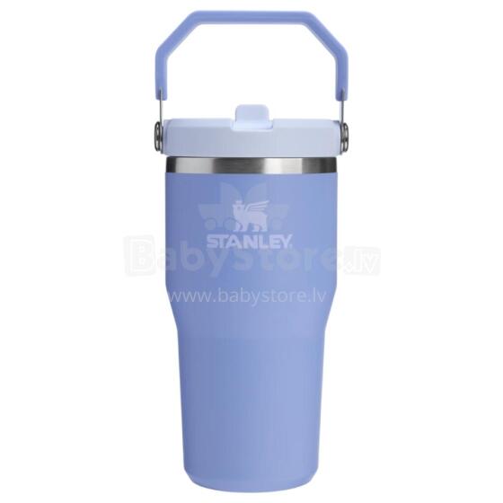 Thermo mug with straw The IceFlow Flip Straw 2.0 Tumbler 0.6L hydrangea blue