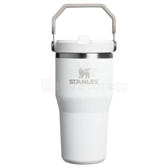 Thermo mug with straw The IceFlow Flip Straw 2.0 Tumbler 0.6L white
