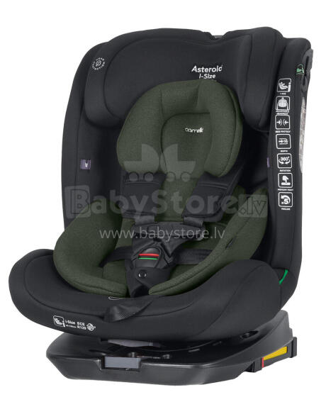 Bērnu auto sēdeklis Carrello Asteroid CRL-17001 i-Size Hunter Green