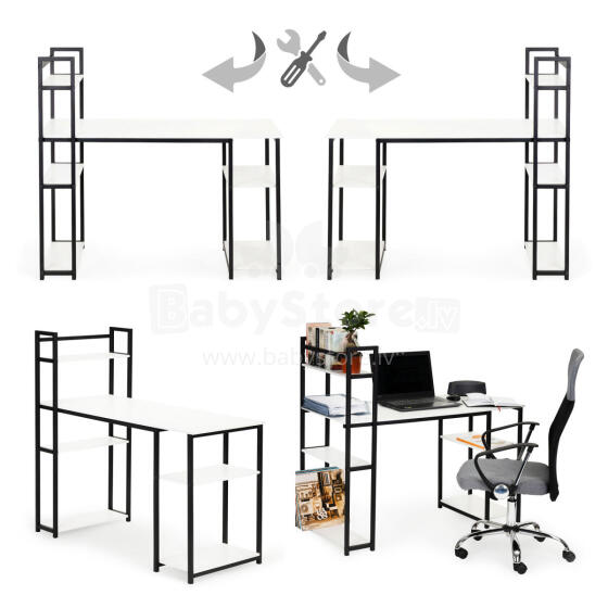 Datoru galds birojam + plaukts loft