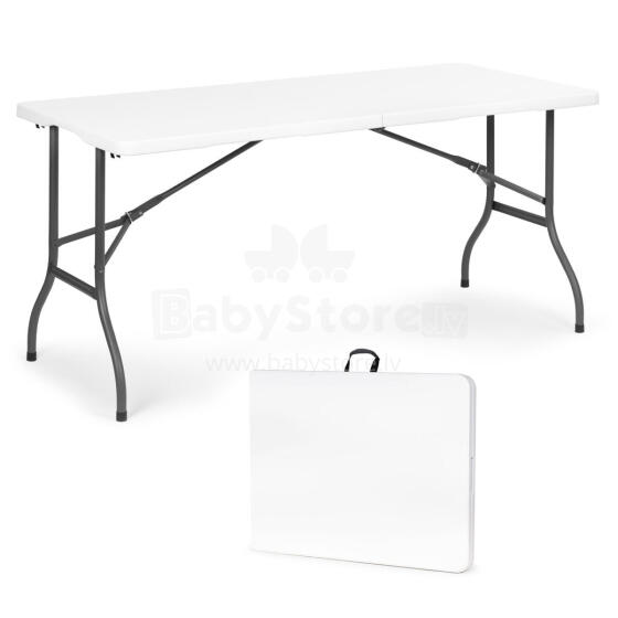 Folding Catering Banquet Garden Table 153 cm White MultiGarden