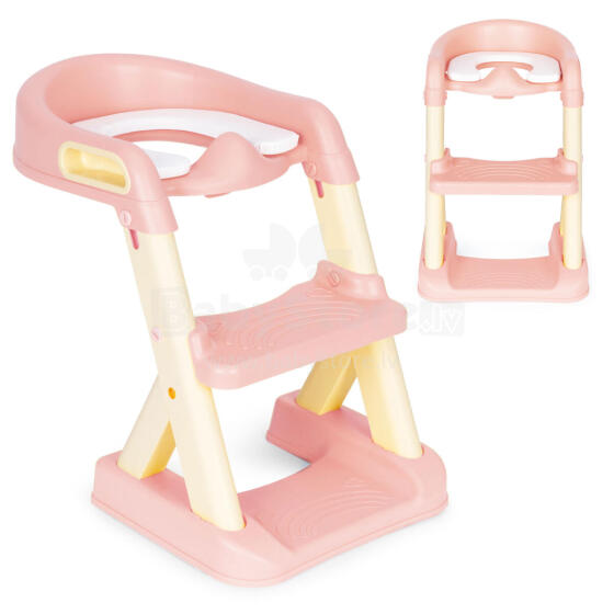Детский туалет с лестницей ECOTOYS желтый