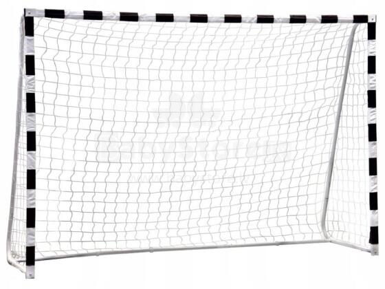 Football Training Goal with Net 180x120 cm Black and White MultiGarden