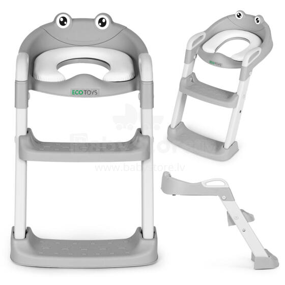 Детское сиденье для унитаза с лестницей и ступеньками, синий, ECOTOYS