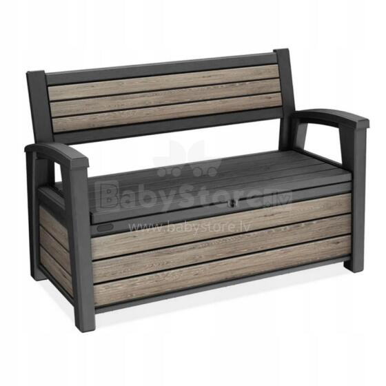 Storage bench Deco Garden Bench 227L Ashwood ash gray