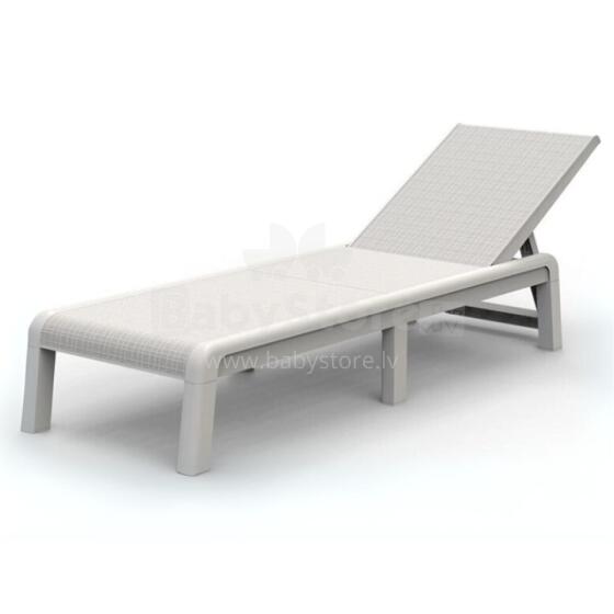 Sun lounger Mallorca white