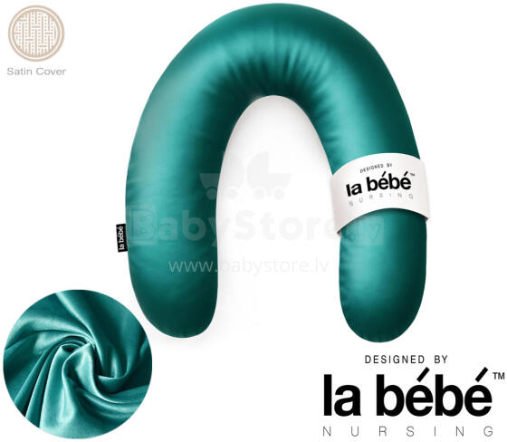 La Bebe™ Rich Satin Nursing Maternity Pillow Art.15680  30x104 cm