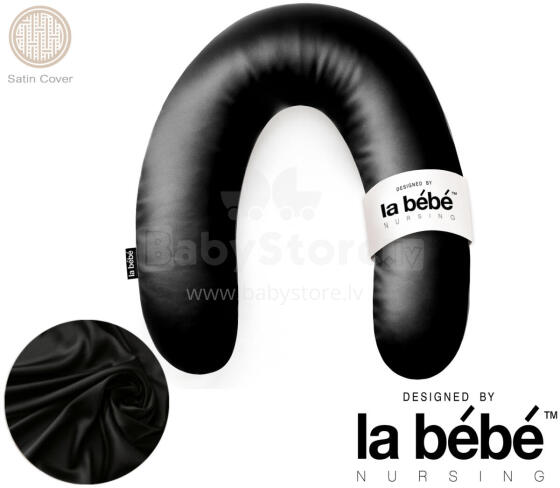 La Bebe™ Rich Satin Nursing Maternity Pillow Art.15681  30x104 cm