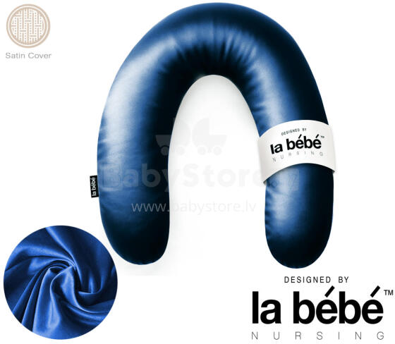 La Bebe™ Rich Satin Nursing Maternity Pillow Art.15622  30x104 cm