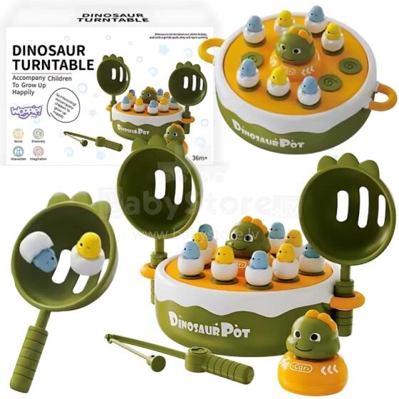 WOOPIE Dexterity Game Dinosaur Fishing 2in1 Catapult