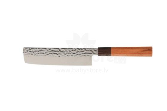 Maku Damascus nakiri knife