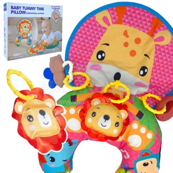 WOOPIE BABY Interactive Pillow Cuddle Educational Mat Rattle Teether