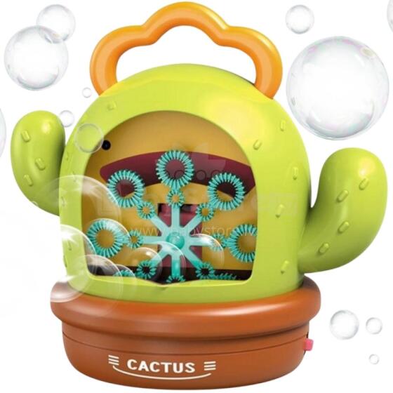 WOOPIE Cactus Electric Bubble Machine with Sound and Light Effects