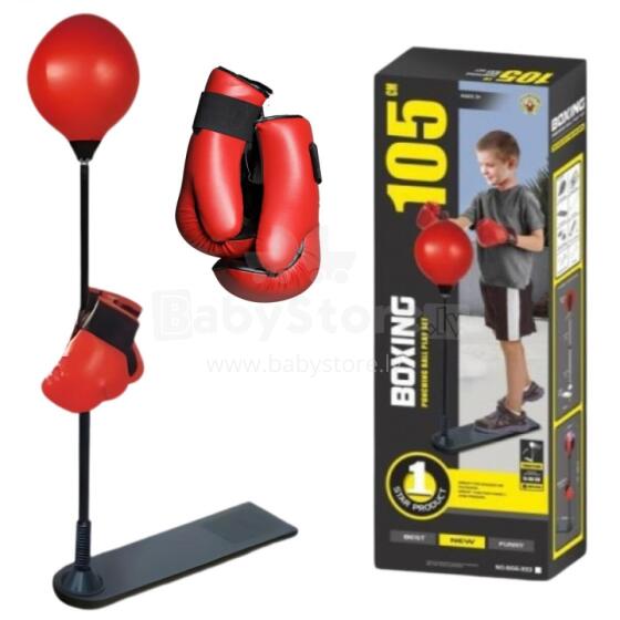 WOOPIE Boxing Set Standing Punching Bag Adjustable 70-105 cm