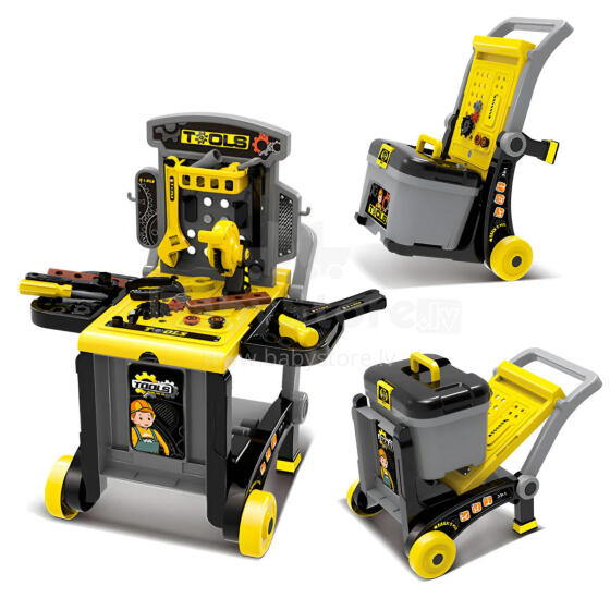 DIY workshop for children 3in1 with tools, foldable
