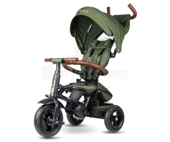 MILLY MALLY 6298 Qplay Tricycle Rito Deluxe Rubber Olive
