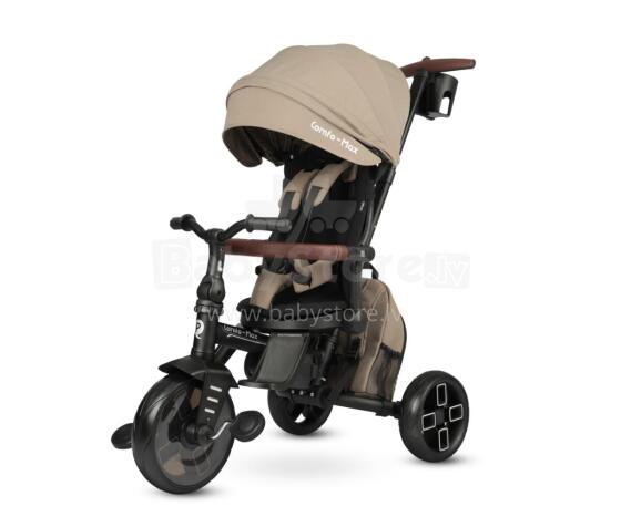 MILLY MALLY 6302 Qplay Tricycle Comfo Max Coffee