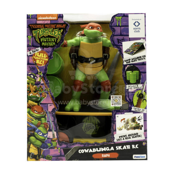 TMNT RC skateboard with figure Cowabunga, 71039