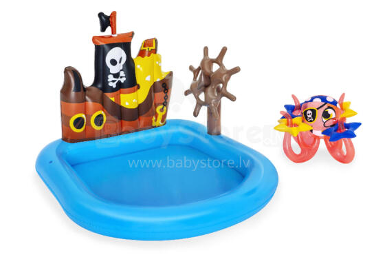 BESTWAY 52211 Inflatable Pirate Ship Pool 140cmx130cmx104cm