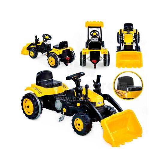 WOOPIE Pedal Tractor Farmer MaxTrac Classic Bulldozer Bucket