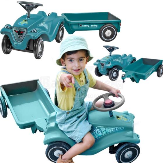 BIG Bobby Car Classic Eco 2.0 Ride-On with Trailer