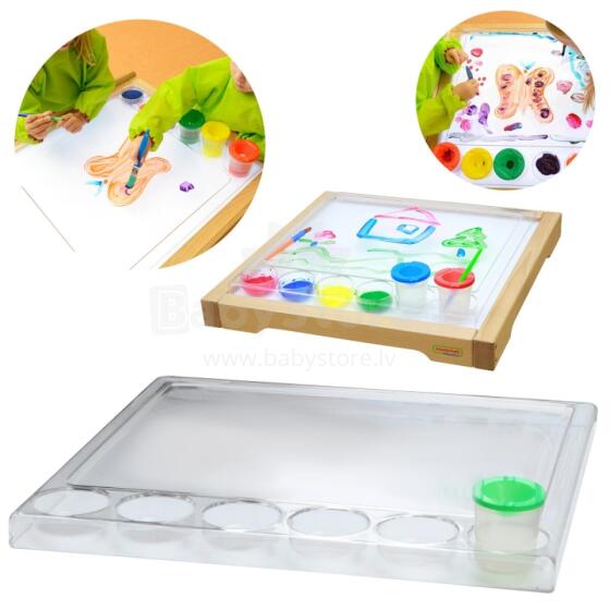 MASTERKIDZ Square Painting Tray Montessori