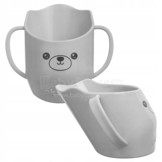 Akuku Cup Art.A0695 Grey Ergonomic study mug, 150 ml