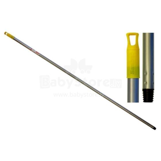 Brush handle 140cm grey/yellow