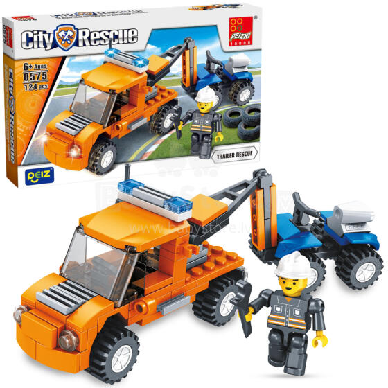 KLOCKI POMOC DROGOWA 124 ELEMENTY