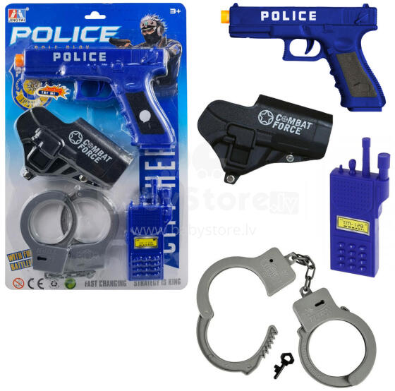 ZESTAW POLICYJNY PISTOLET NA BATERIE