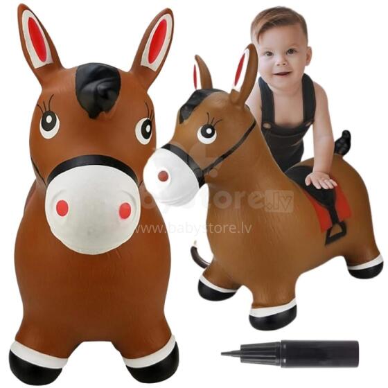 WOOPIE Bouncing Rubber Horse + Pump