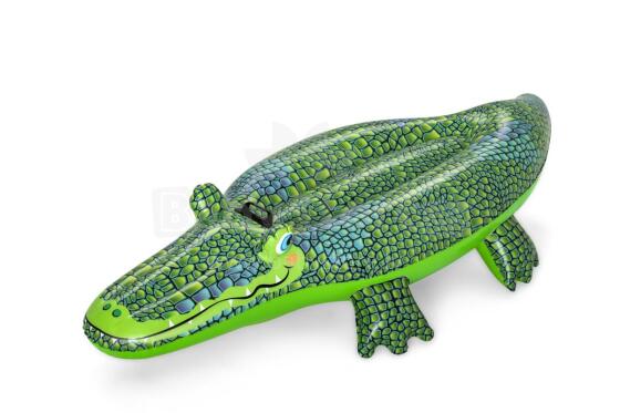 BESTWAY 41477 Inflatable Swimming Crocodile with Handle 1.52mx71cm