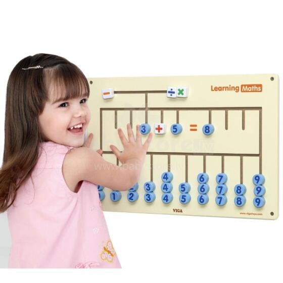 VIGA Sensory Board for Learning to Count FSC Certified Montessori