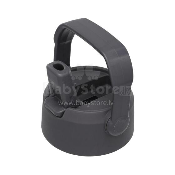 Thermopoodle lid or straw The IceFlow Flip Straw Water Bottle Go 0.65L dark gray