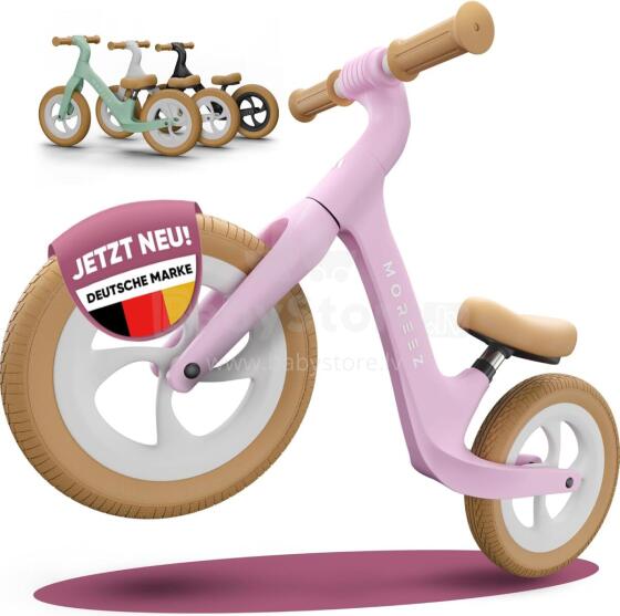 Moreez Balance Bike Art.255178 Pink Children's bicycle - runner with metal frame