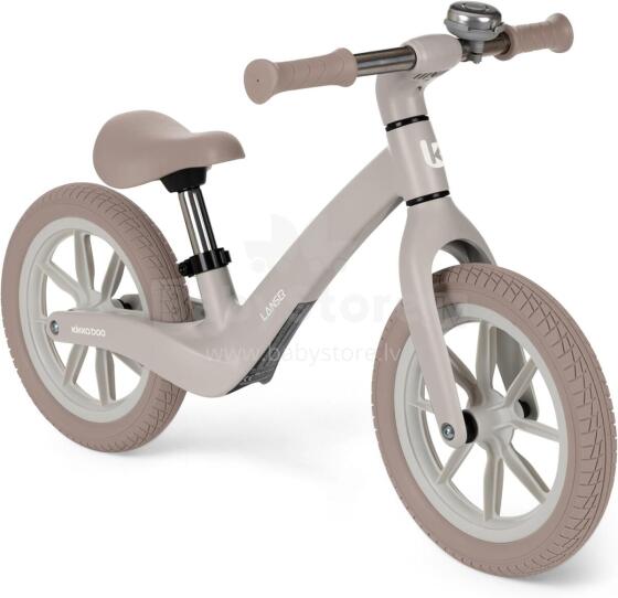 KikkaBoo Lanser Balance Bike Art.255182 Beige Children's bicycle - runner with metal frame