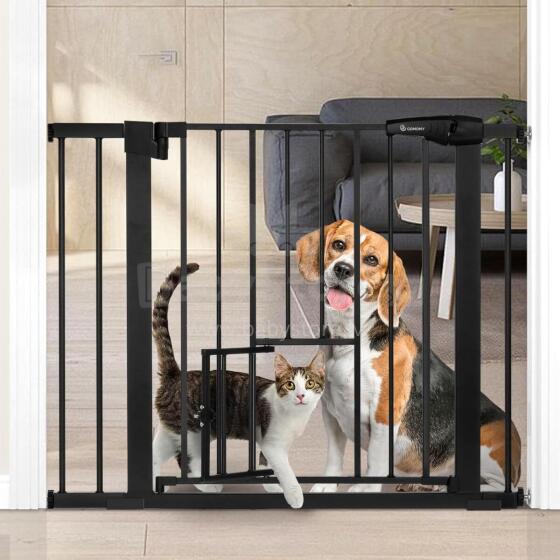 Comomy Door Safety Gate Art.255190 Black Security Gate